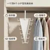 Estante de almacenamiento de doble cara en forma de V para pared para dormitorio, perchero multifuncional para ropa, sombreros, bufandas y pasadores