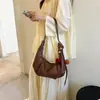Bolso cruzado de moda para el verano de 2026, bolso tote grande vintage nuevo y simple para mujer, versión coreana