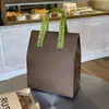 Bolsa Isolante Descartável para Assar Sobremesas, Bolsa de Mão Especial para Embalagem de Bolos Pequenos e Pães para Levar, Cinta de Embalagem Espessada
