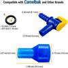 Conector de bolsa de agua transfronterizo en stock kit de boquilla de succión de silicona de grado alimenticio bolsa de agua para montar accesorios universales boquilla de succión