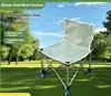 Cadeira de Pesca Dobrável com Perna Ajustável em Aço Inoxidável Portátil para Todos os Terrenos Camping ao Ar Livre Cadeira de Praia com Bolso Lateral