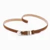 Cinto Feminino Simples Estilo Coreano Julu, Cinto de Cintura Decorativo de Alta Qualidade Estilo Ins, Versátil para Jeans