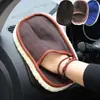 Guantes para Lavar el Coche Limpieza Interior Cepillo Suave de Lana de Cordero Guantes de Toalla para Coche Pata de Oso No Daña la Pintura Herramientas Especiales para Lavar el Coche