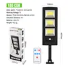 Lámpara Solar para Calle, Luz de Pared para Exterior de Casa y Jardín con Sensor de Movimiento Corporal, Luz de Calle Integrada Cob para Camino Rural
