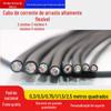 Cabo de Rede em Malha para Corrente de Arraste Plana Resistente a Óleo Rede de Corrente de Tanque Cabo de Rede Flexível com Fio de Aço Duplo Cabo de Rede Flexível Cabo de Sinal Personalizado Cabo de Alimentação Cabo Abrangente