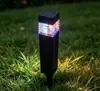 Luzes de paisagem de jardim externas movidas a energia solar, luzes de gramado e solo, decoração de ambiente para quintal de casa, luzes decorativas à prova d'água
