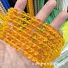 Contas de vidro imitação de cor sólida contas de jade contas soltas DIY feito à mão colar pulseira contas joias acessórios atacado