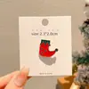 Broche de Papá Noel Europeo y Americano Atmósfera Lindo Pin Personalidad Festiva para Mujer Insignia Creativa Hebilla de Pin de Dibujos Animados Decoración
