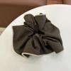 Joyería Coreana Nicho Elegante Retro Traje Material Adorno Anillo para Cabello Intestino Grueso Versátil Color Puro Tela Cuerda para Cabello Diadema para Mujeres
