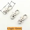 Hebilla de Perro de Aleación de Zinc Llavero Metálico Accesorios Ferretería DIY Joyería Artículos de Cuero Bolsas Hebilla de Gancho Giratorio Hebilla de Boca de Pez Dorado