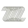 Acero inoxidable de alta resistencia (4.1mm) gancho gancho para tocino gancho para carne gancho puntiagudo gancho puntiagudo en forma de S
