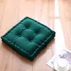 Cojín Cuadrado de Terciopelo Engrosado para Silla de Oficina para Estar Sentado Mucho Tiempo, Cojín de Felpa Antideslizante para Silla de Estudiante, Tatami para el Hogar