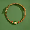 Pulseira de Corda Colorida do Festival do Barco-Dragão para Crianças e Bebês Pequenos Bolinhos de Arroz Corda Vermelha Saco de Tigre Tecido à Mão Pulseira Atacado