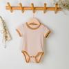 Novas Roupas de Bebê para Primavera e Outono, Roupas de Bebê, Macacão Romper de Algodão Puro Anti-Listras de Manga Curta para Homens e Mulheres
