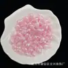 7*12mm pez dorado perla de imitación ABS pulsera DIY cadena de teléfono móvil colgante para coche joyería accesorios de cuentas rojo neto tiembla en vivo