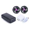 5v7.4v12v15v19v ropa de aire acondicionado batería ventilador sin escobillas para ropa de aire acondicionado juego completo de accesorios ventilador de cintura