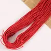 Banda elástica redonda de 0.8-2.0 mm, cordón elástico de látex colorido para joyería, manualidades hechas a mano y pulseras
