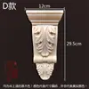 Soporte de Viga de Cabeza de Columna Madera Maciza Tallado Gabinete Chimenea Computadora Finamente Tallado Múltiples Especificaciones Flor de Madera Muebles Flor Decorativa