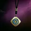 Directo de fábrica: Colgante de concha Gahu de animal del zodíaco estilo antiguo, collar cultural y creativo para hombres y mujeres, accesorio de concha protector