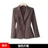 Traje rosa Traje para mujer Primavera y Otoño Nuevo Diseño Elegante Traje Profesional Ropa de trabajo Anfitrión Ropa de trabajo formal