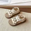 Nuevas Sandalias de Verano para Niña, Zapatos de Princesa con Pedrería para Niña Pequeña, Elegantes Zapatos de Playa Suaves para Baile de Rendimiento de Bebé