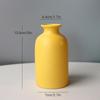 Vaso de cerâmica colorido simples Garrafa de aromaterapia de cerâmica simples nórdica Decoração de flores secas Decoração de sala de estar B&B