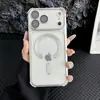 Adequado para Capa de Celular Magnética Galvanizada Fosca para iPhone 17 Promax Janela Grande Apple 16 Capa Protetora Anti-Queda 14