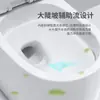 Vaso Sanitário Doméstico Original de Borda Reta Sem Sulcos, Diâmetro Grande, à Prova de Inundação, Resistente a Sifão, Anticongelante, Assento de Vaso Sanitário Universal