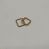 Hebilla cuadrada para equipaje al por mayor, anillo de hierro de metal cuadrado, hebilla de labio de alambre de hierro, anillo cuadrado, hebilla de alambre de 3,8"