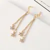 Aretes de venta caliente, minimalistas y chic, con un estilo fresco y discreto, elegante diseño geométrico, populares entre los influencers, aretes versátiles para venta al por mayor