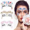 Pegatinas para Ojos Set de Diamantes Pegatinas de Diamante para la Cara DIY Acrílico Frente Cara Pegatinas Resina de Diamante Cristal Diamante Joyería Fabricante Mayorista