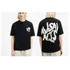 Camisetas da Moda Unissex, Camisetas Casuais Masculinas de Manga Curta com Caimento Solto Tendência, Camisetas de Casal com Caimento Solto, Algodão da Moda