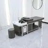 Comercio Exterior Cabezal de Acero Inoxidable Cama de Champú para Terapia Capilar Barbería Salón de Peluquería Salón de Belleza Circulación de Agua Fumigación Terapia de Masaje Tailandés