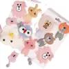 Acessórios de Pelúcia Fofos Desenho Animado Embossados por Ultrassom Presilhas de Cabelo Elásticos de Cabelo Faixas de Cabelo Acessórios Decorativos para Roupas Enfeites de Renda