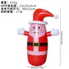 Navidad inflable transfronteriza en stock, nuevo, escena de muñeco de nieve con vaso, decoración de pilar de muñeco de nieve, venta al por mayor