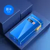 Venta al por mayor de fábrica encendedor híbrido creativo de doble propósito gas-eléctrico carga de doble energía encendedor de cigarrillos se puede imprimir con letras láser