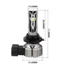 Faros de coche LED E2, luces antiniebla LED enchufables e2, focos LED súper brillantes bombillas H11, instalación no destructiva de luces de coche
