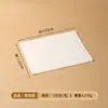 Bandeja rectangular de bambú y madera para servir, plato para salsas, plato para barbacoa, tapete de papel de aceite, uso comercial y doméstico, plato con doble oreja