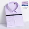 DP prenda sin planchado sin planchado 100 algodón camisa de hombre manga larga color sólido camisa de vestir para negocios