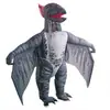 Disfraz inflable de dinosaurio personalizable traje de tiburón alienígena Halloween disfraz divertido para actuación decoración de fiesta