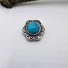 Venta al por mayor del fabricante Accesorios para bolsos 15MM Aleación Hebilla de turquesa para billetera Accesorios DIY para bolsos, ropa, cinturones Hebilla de tornillo