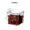 Frascos sellados para granos y cereales para almacenamiento en la cocina del hogar, cajas de almacenamiento transparentes de plástico de grado alimenticio, frascos de almacenamiento para snacks y productos secos
