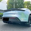 Adequado para Porsche Taycan 2019+ Lábio Traseiro, Lábio de Cauda, Spoiler Estilo Lâmina, Envelopamento de Cantos, Modificação Externa Transfronteiriça
