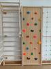 Estructura de Escalada de Madera de Haya para Niños en la Comunidad, Muro de Escalada Interior, Juego de Juguetes de Entrenamiento Sensorial, Equipo de Escalada Divertido al por Mayor