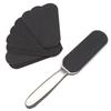 Tabla para frotar pies, molinillo de pies para eliminar callos de piel muerta, lima de pies de acero inoxidable de doble cara para quitar la planta del pie y el talón.