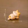Miniatura de Paisagem Feminina Criativa Fofa Gatinho Gordo Casa de Boneca Ornamentos Decorações Pequenas de Mesa