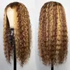 Peruca Frontal com Renda Nova 2024 Conjunto de Perucas de Renda para Mulheres Africanas Cabelo Longo Cacheado em Rolos Pequenos Feitos à Mão Rolo Latino-Americano