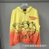 Camiseta Informal de Manga Larga para Hombre y Mujer con Estampado de Alienígena Retro Americano Street Hip-Hop Holgada Emoción Mixta de Moda