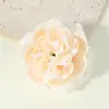Cabeças de Flores de Peônia Artificiais, Decoração de Buquê de Flores para Corredor de Casamento, Materiais de Flores Artificiais Rosa DIY Feitos à Mão, Arranjo de Casamento
