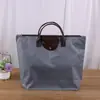 Bolsa de Tecido Oxford em Estoque, Bolsa Dobrável de Cinco Compartimentos, Bolsa de Compras Multifuncional à Prova d'Água com Zíper, Bolsa de Armazenamento Portátil Ecológica